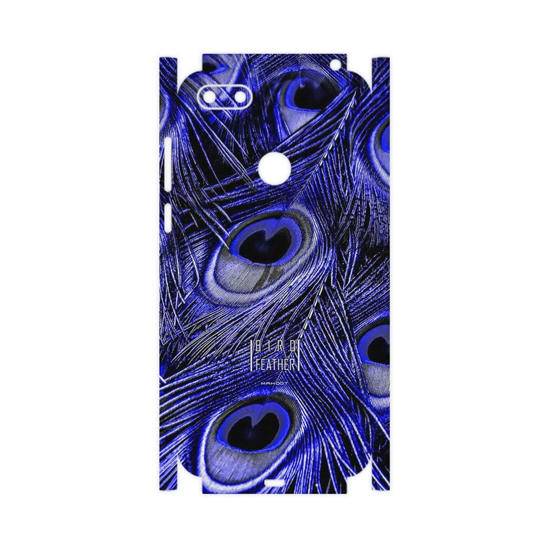 برچسب پوششی ماهوت مدل Purple Feather-FullSkin مناسب برای گوشی موبایل موتورولا Moto E6 Play