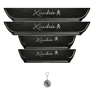 برچسب پارکابی خودرو لندمون کد LPt030 MS مناسب برای زانتیا به همراه جا کلیدی مجموعه 4 عددی