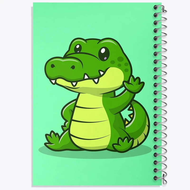 دفتر لیست خرید 50 برگ خندالو طرح تمساح کد 25417