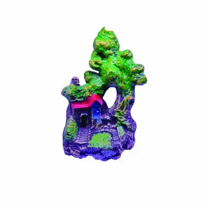 قلعه تزیینی آکواریوم مدل کریسمس کد B1