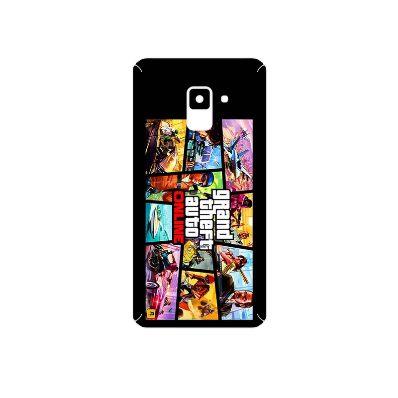 برچسب پوششی ماهوت مدل GTA Online Game Series مناسب برای گوشی موبایل سامسونگ Galaxy A8 2018