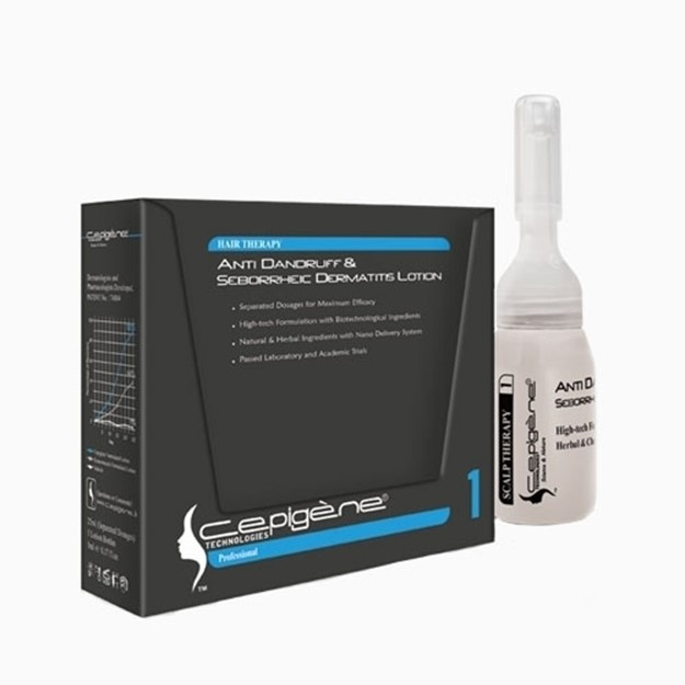 محلول تقویت کننده مو سیپژن مدل ضد شوره حجم 5 میلی لیتر بسته 5 عددی