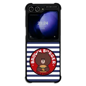 AKAM AMCWSGZFLIP5-BROWN13 Cover For Samsung Galaxy Z Flip 5