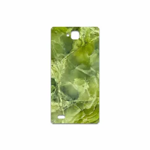 MAHOOT Green Crystal Marble Cover Sticker for Honor 3C
