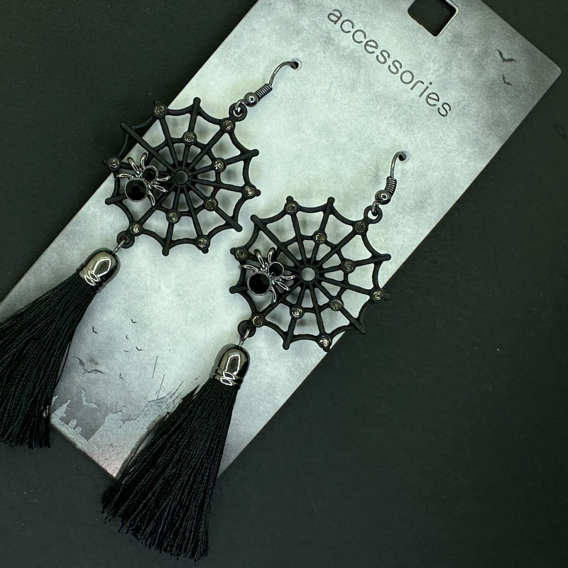 گوشواره زنانه اکسسورایز مدل عنکبوت هالوین گوشواره زنانه اکسسورایز مدل عنکبوت هالوین