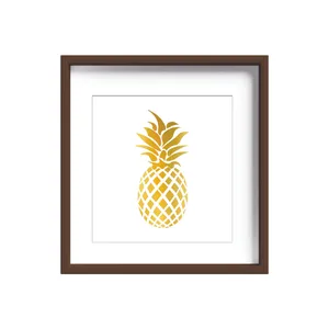 تابلو طلا کوب زرکات طرح آناناس مدل pineapple
