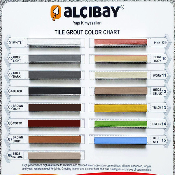 پودر بندکشی آلچیبای کد BEYAZ 01 وزن 5 کیلوگرم