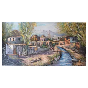 تابلو رنگ روغن  طرح منظره  کد 127