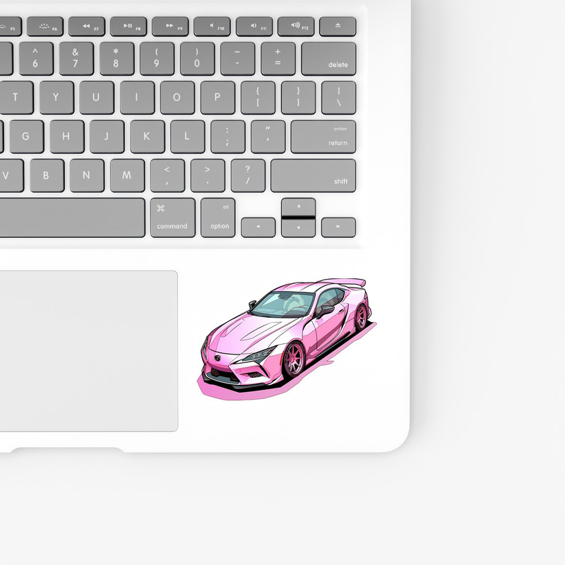 استیکر لپ تاپ و موبایل بووم طرح ماشین  مدل Lexus کد KT94