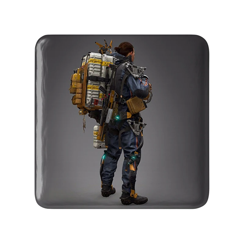 مگنت خندالو طرح بازی دث استرندینگ (Death Stranding) مدل مربعی کد 35119