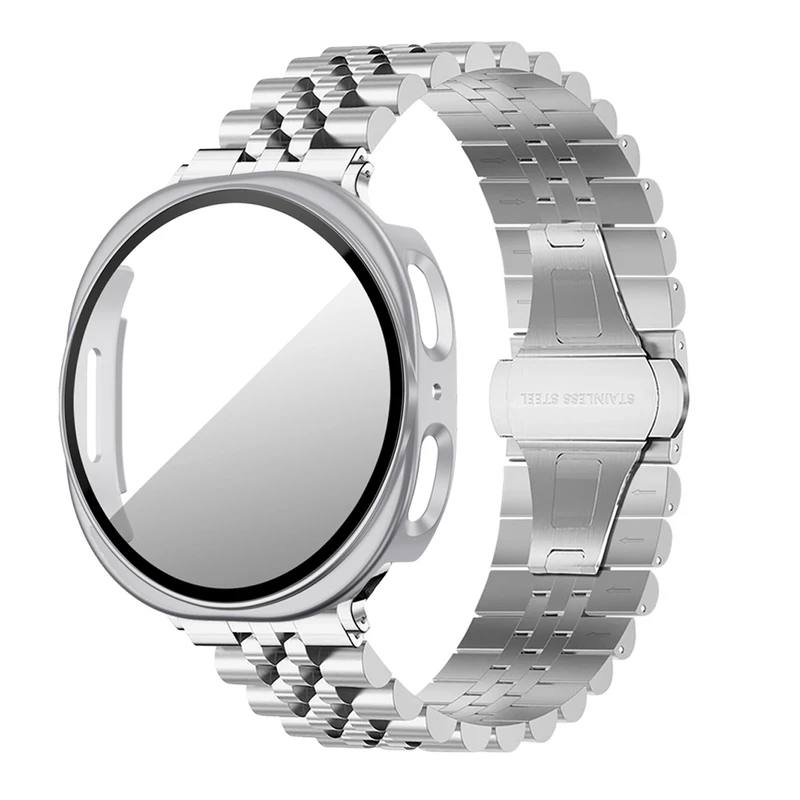 بند آلتیمیت شیلد مدل 5Row GRD NV8 مناسب برای ساعت هوشمند سامسونگ Galaxy Watch 8 40mm به همراه کاور
