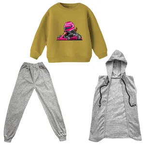 ست 3 تکه لباس پسرانه مدل ماشین کد 1