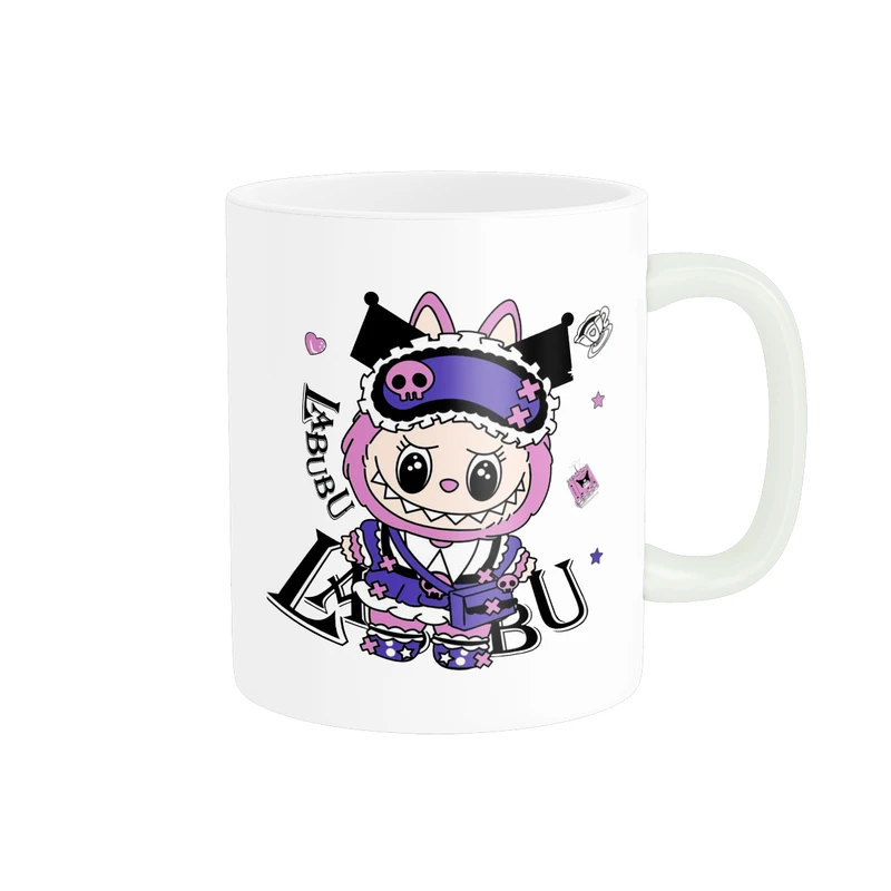 ماگ پاد آفرین مدل فانتزی طرح عروسک لبوبو کد p10691