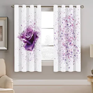 پرده نیروانا طرح گل  مدل هازان کد 8130   سایز 140×200 سانتی متر