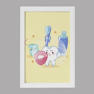 تابلو کودک خندالو مدل دندان و دندان پزشکی کودکانه کد 36712