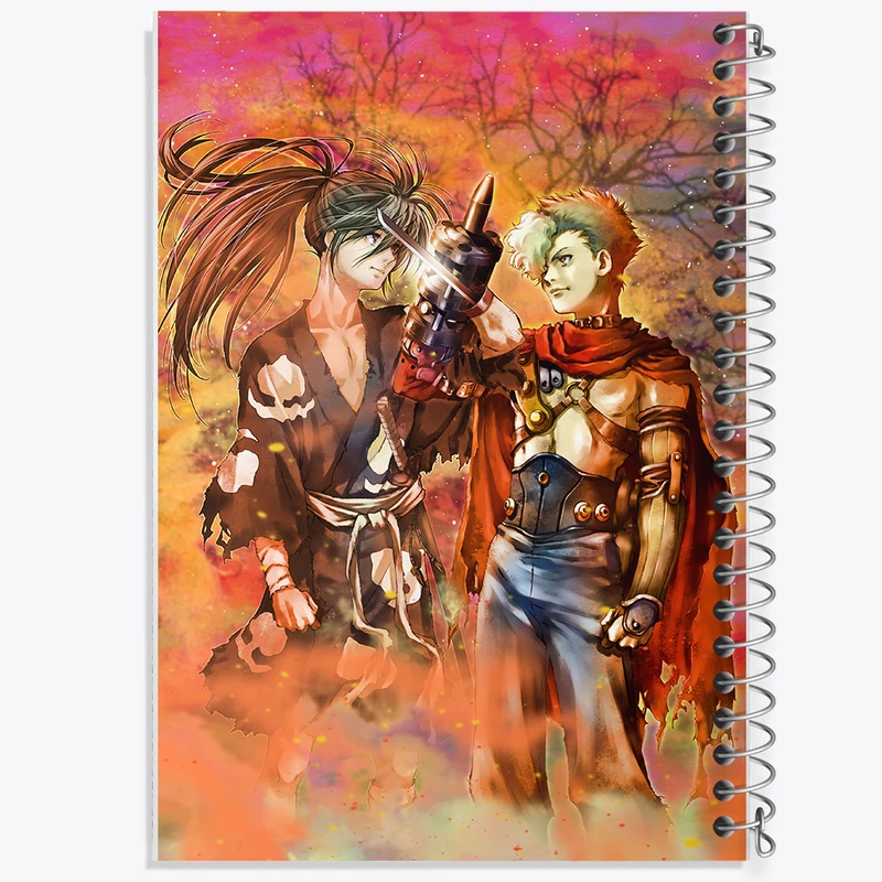 دفتر شطرنجی 50 برگ خندالو مدل ایکوما انیمه کابانری (Kabaneri) کد 35956