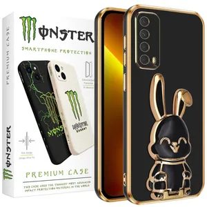  Monster cover Magic rabbit-1 model suitable for Huawei Y7A 2020 mobile phone with holder base  