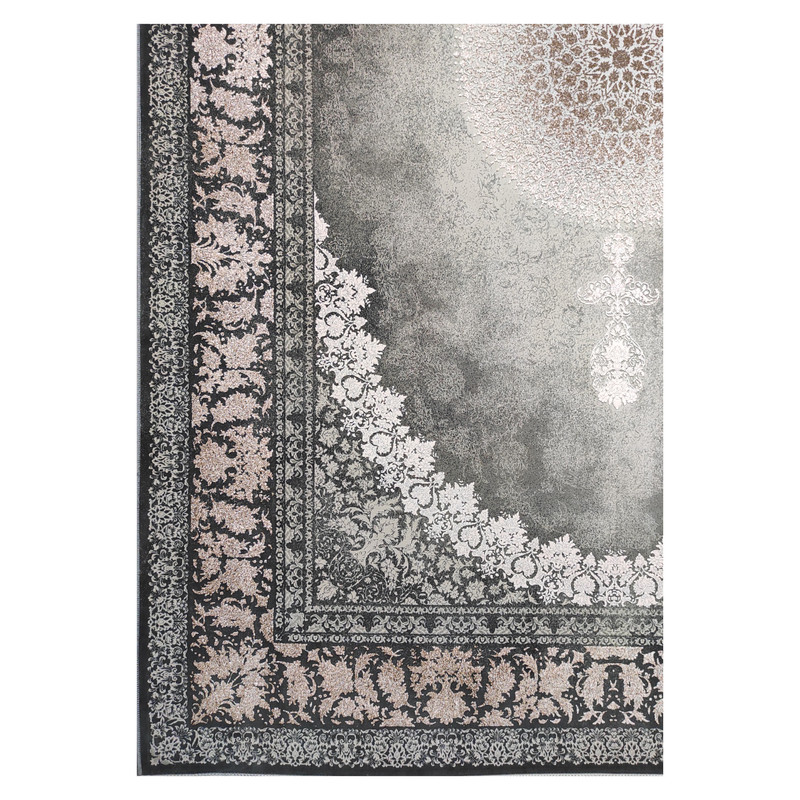 فرش ماشینی 1200 شانه زمینه طوسی حاشیه طوسی مدل 7720 فرش ماشینی 1200 شانه زمینه طوسی حاشیه طوسی مدل 7720