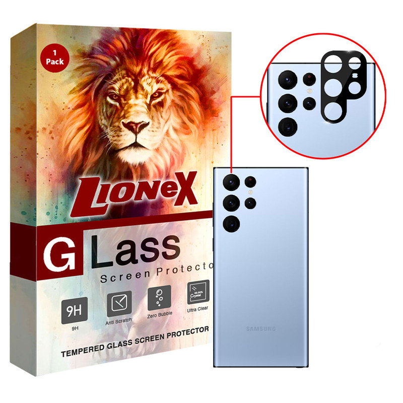 محافظ لنز دوربین لایونکس مدل LFUL مناسب برای گوشی موبایل سامسونگ Galaxy S22 Ultra 5G