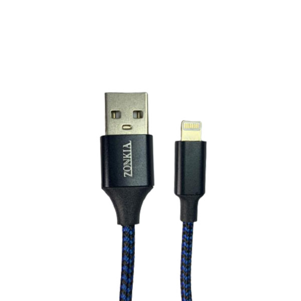 کابل تبدیل USB به لایتنینگ زونکیا کد SHR 748 طول 1 متر