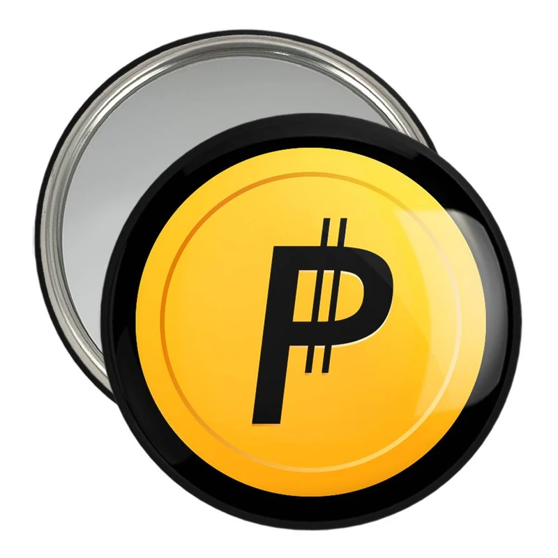 آینه جیبی خندالو مدل ارز دیجیتال پترو  کد 10902