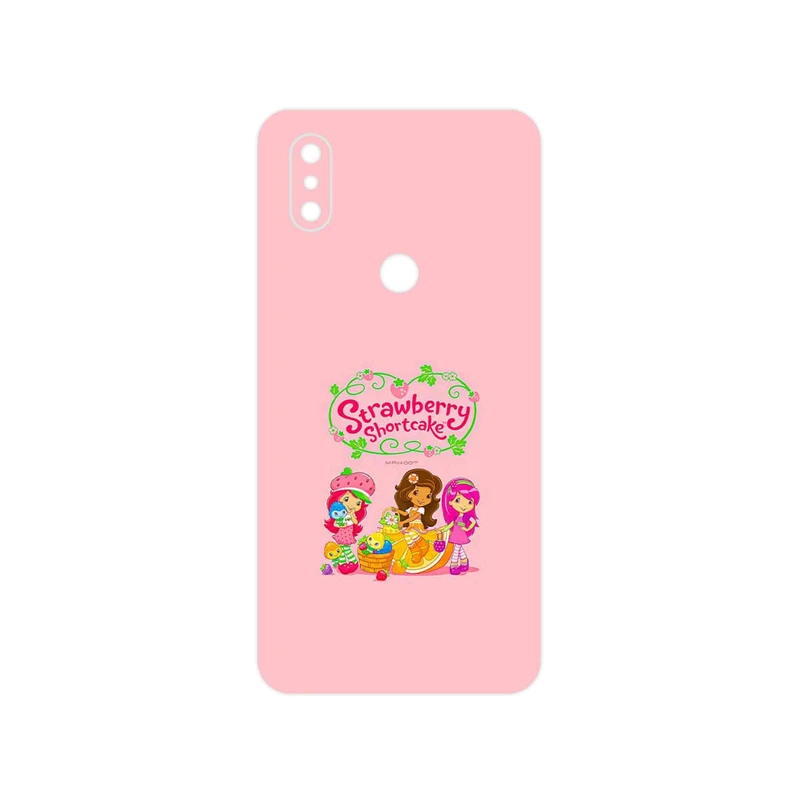 برچسب پوششی ماهوت مدل Strawberry Shortcake مناسب برای گوشی موبایل شیائومی Mi Mix 3