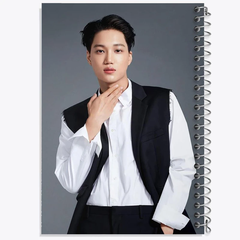 دفتر ژورنال نویسی 50 برگ خندالو مدل نقطه ای طرح کای گروه اکسو EXO کد 16782