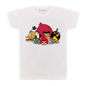 تی شرت بچگانه پرمانه طرح پرندگان خشمگین کد pmt.4427