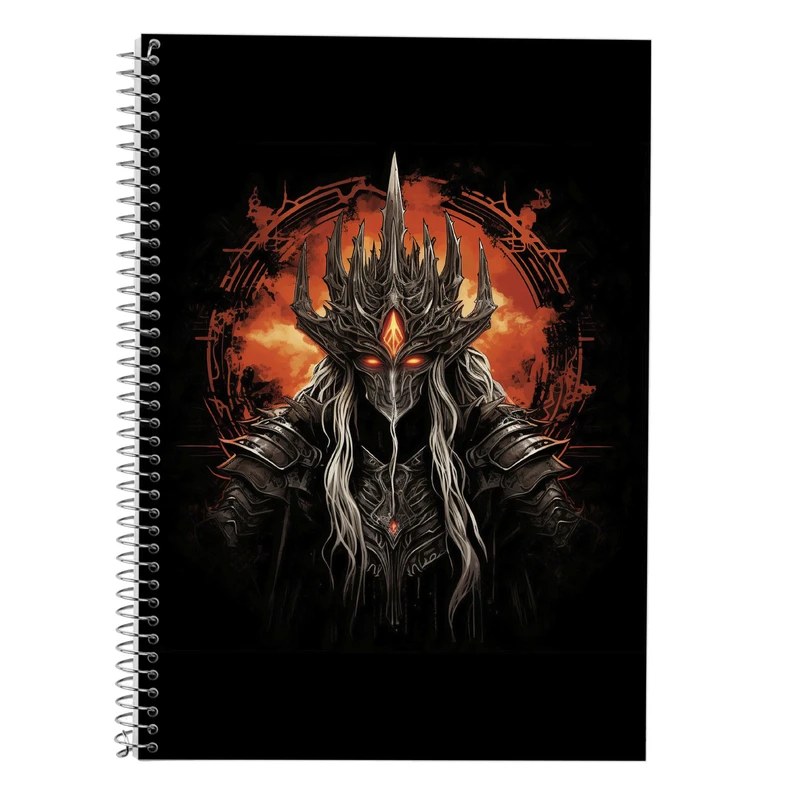 دفتر زبان 50 برگ مدوپد مدل سه خط طرح  ارباب حلقه ها The Lord of the Rings کد DF3063