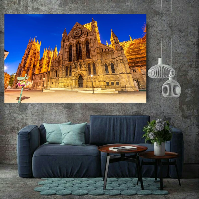 استیکر طرح بنای تاریخی مدل کلیسای جامع یورکمینستر انگلستان کد AR2715