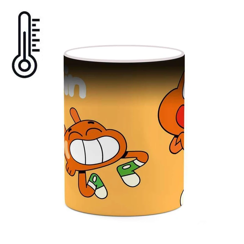 ماگ حرارتی کاکتی مدل کارتون The Amazing World Of Gumball کد mgh23383