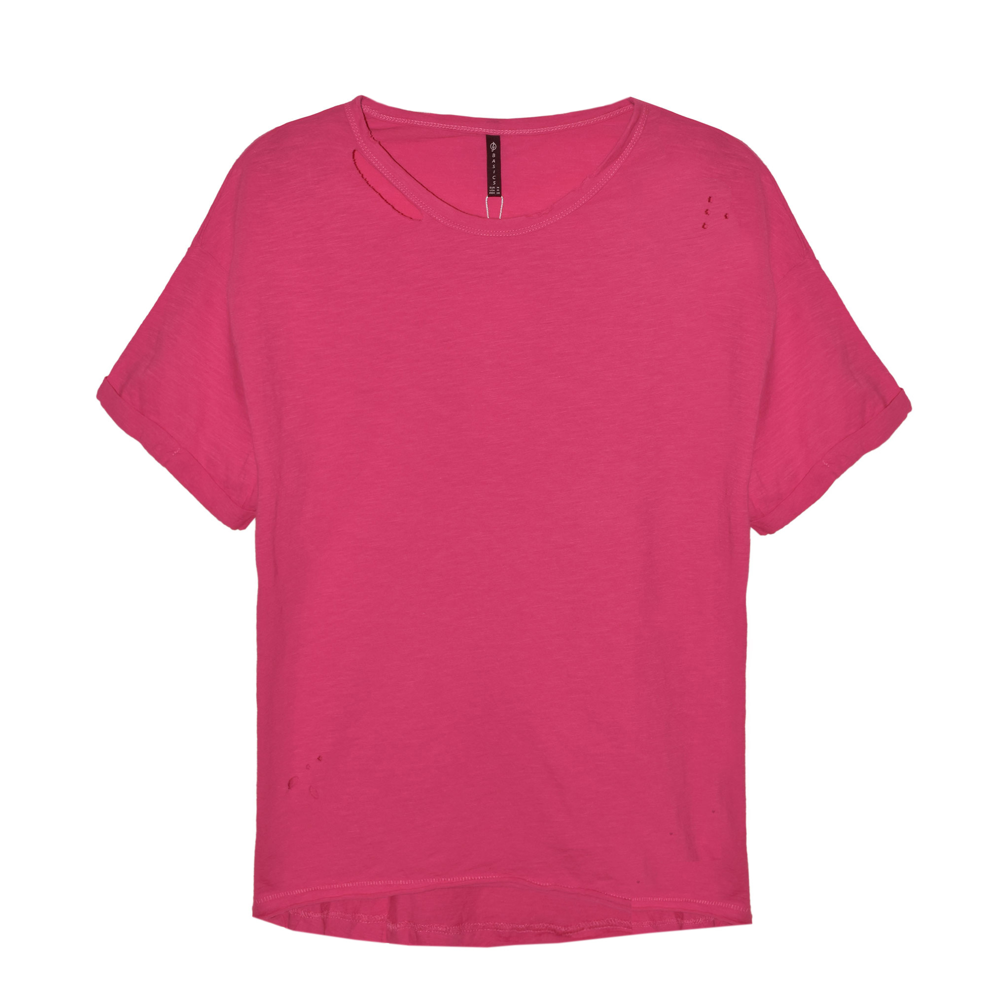 تی شرت آستین کوتاه زنانه استرادیواریوس مدل 2515105145