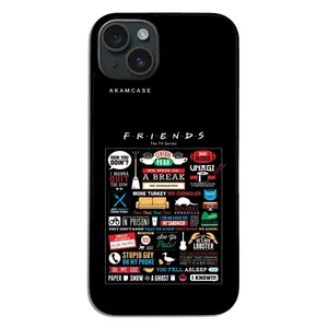AKAM AMCWA15PLUS-FRIENDS12 Cover For Apple iPhone 15 Plus