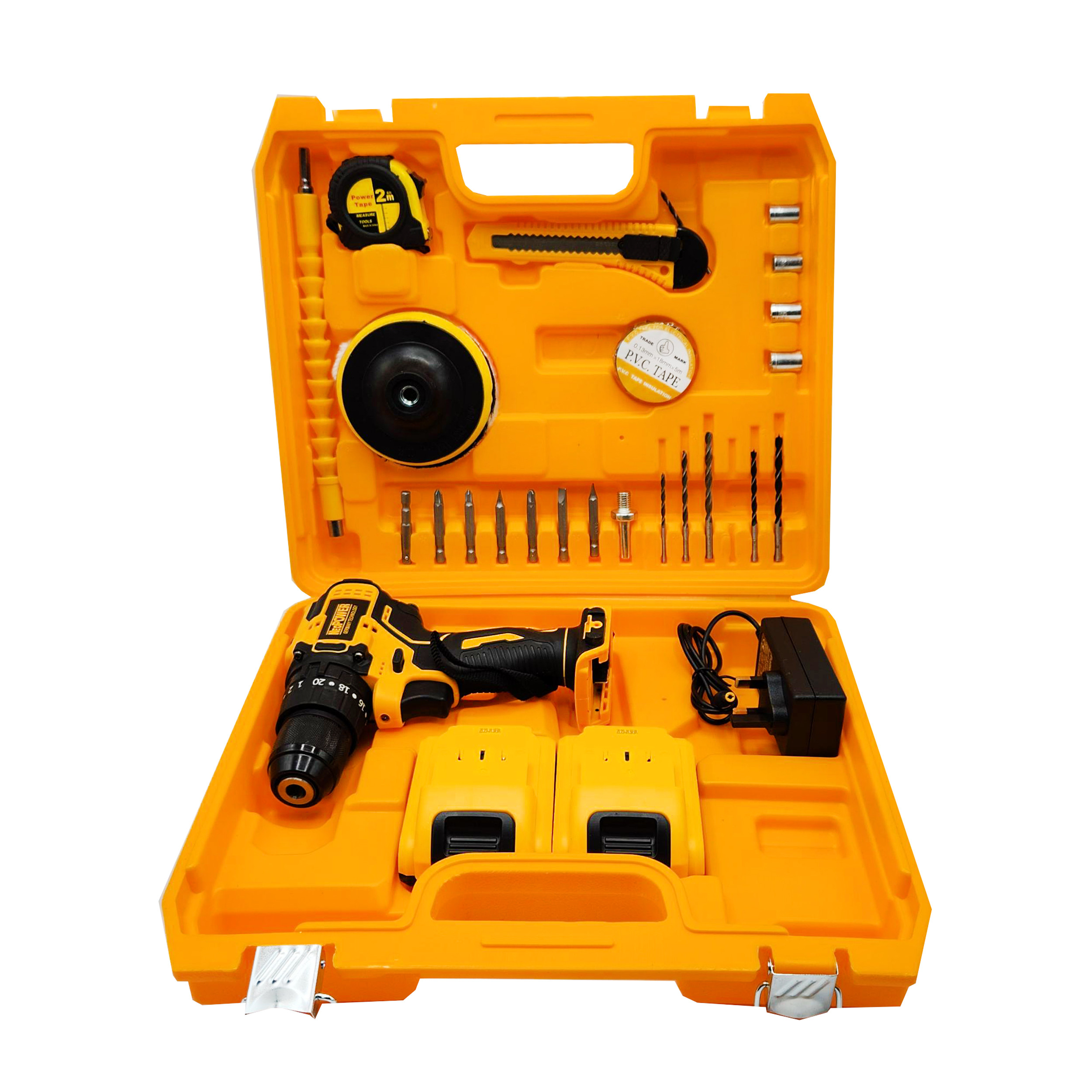 مجموعه 26 عددی دریل شارژی چکشی نئوپاور کد GHR524