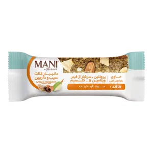 مانی بار غلات سیب و دارچین مانی - 25 گرم