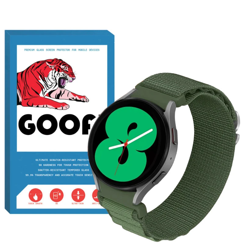 بند گوف مدل ALPINE PROPER STRAP مناسب برای ساعت هوشمند سامسونگ Galaxy Watch 4 40mm / watch 4 44mm / watch 4 Classic 42mm / Watch 4 Classic 46mm