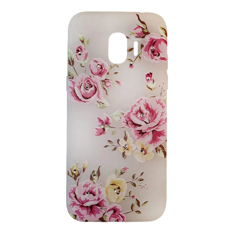 کاور طرح گل مدل AM-j25-2 مناسب برای گوشی سامسونگ Galaxy J2 Pro/Grand Prime Pro/J250 
