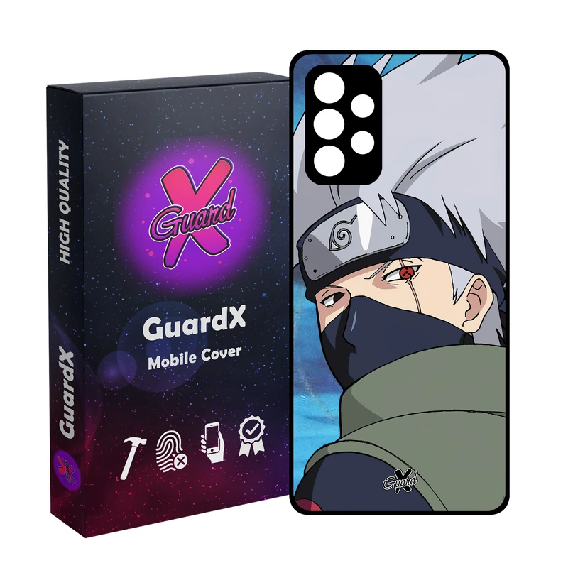 کاور گارد ایکس طرح Kakashi Anime مدل Glass10523 مناسب برای گوشی موبایل سامسونگ Galaxy A73