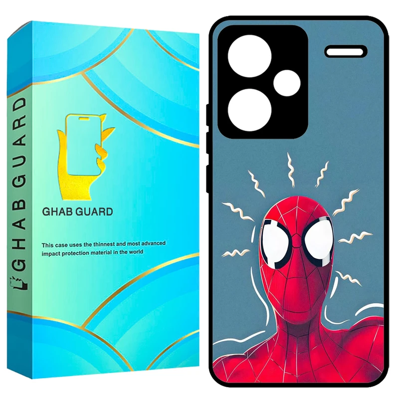 کاور قاب گارد طرح اسپایدر من مدل GCHPN13PL مناسب برای گوشی موبایل شیائومی Redmi Note 13 Pro Plus 