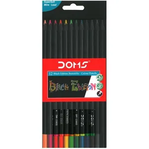 مداد رنگی 12 رنگ دامس مدل نئونی کد BLK_12