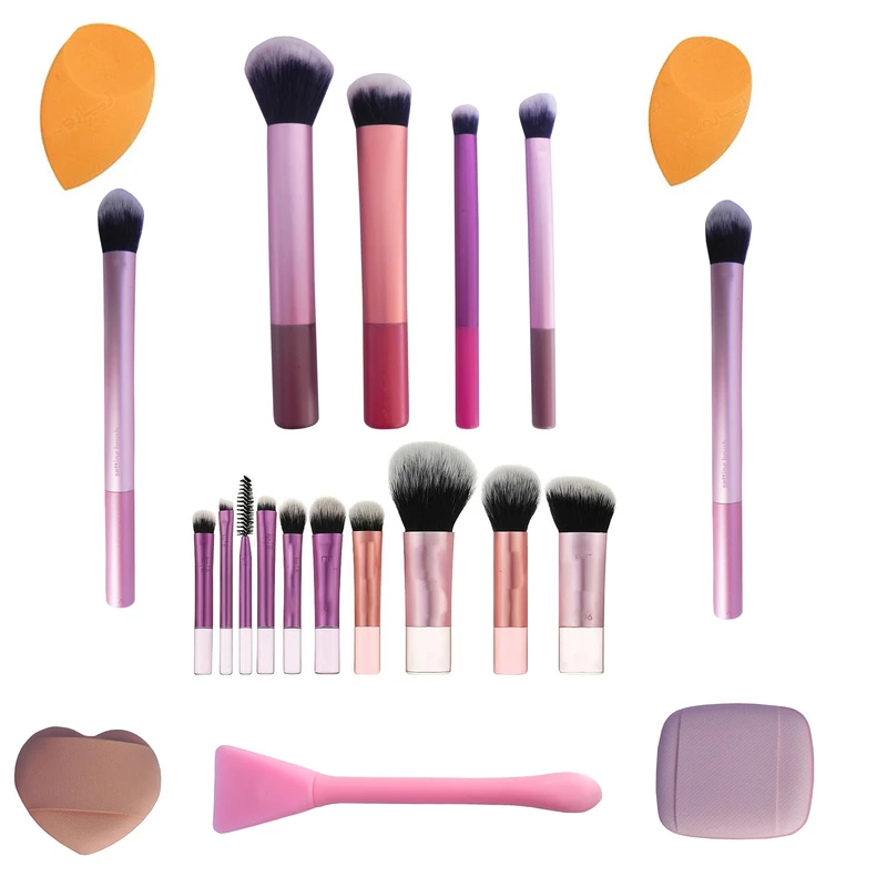 ست براش آرایشی کد 0022 بسته 21 عددی