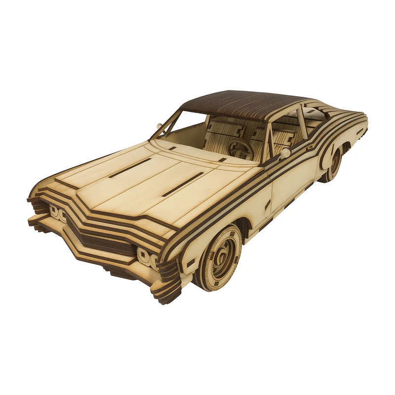 ساختنی 215 تکه مدل ماکت چوبی ماشین کد M180