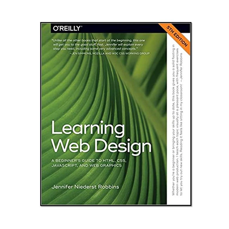 کتاب Learning Web Design 5th Edition اثر Jennifer Robbins انتشارات مؤلفین طلایی