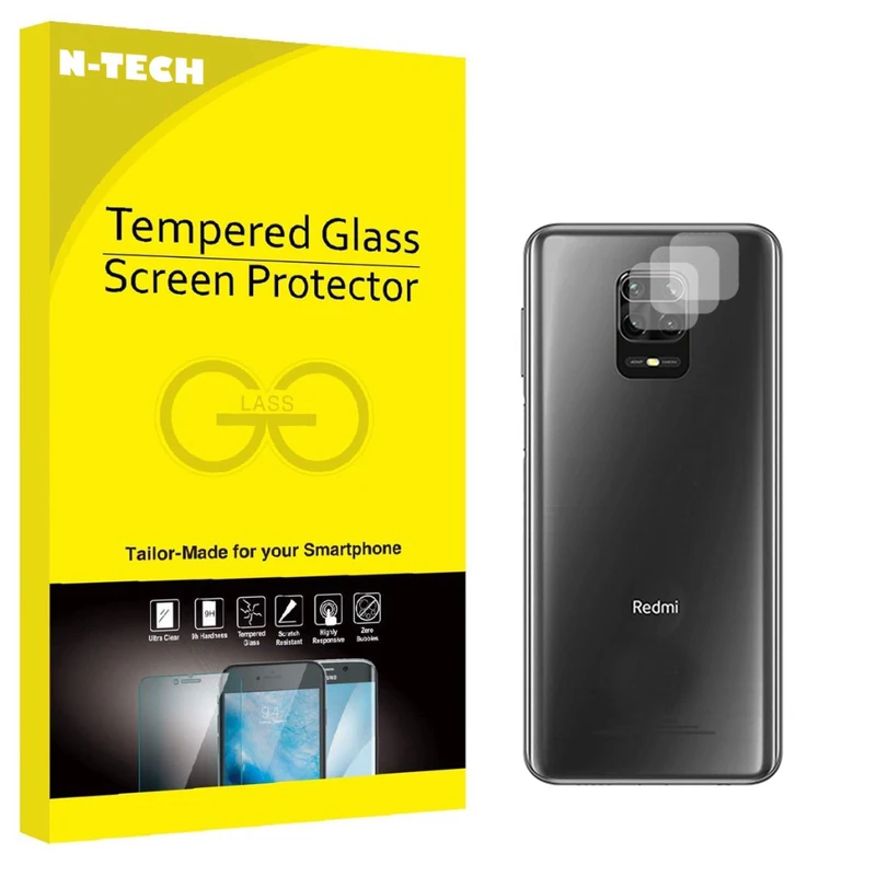  محافظ لنز دوربین انتک مدل LSNK-01 مناسب برای گوشی موبایل شیائومی Redmi Note 9s بسته سه عددی