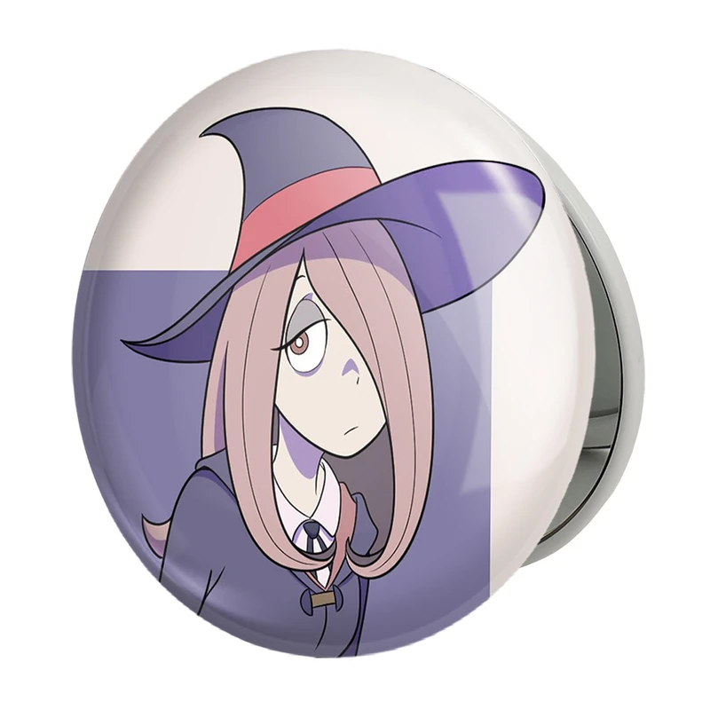 آینه جیبی خندالو طرح سوسی انیمه جادوگران کوچک Little Witch Academia مدل تاشو کد 22850 