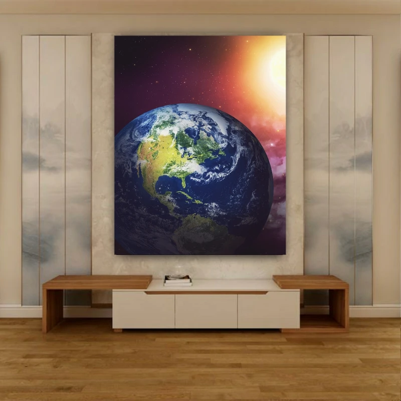 استیکر طرح کره زمین و کهکشان مدل SDA114