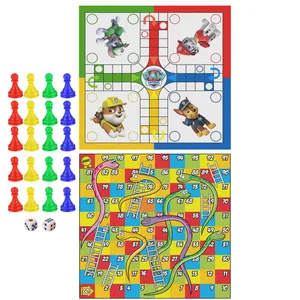 بازی فکری مدل منچ و مار و پله طرح سگ نگهبان کد 2 بسته دوعددی