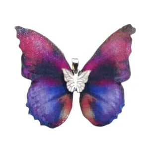 آویز گردنبند طلا 18 عیار زنانه مدل پروانه کد K57