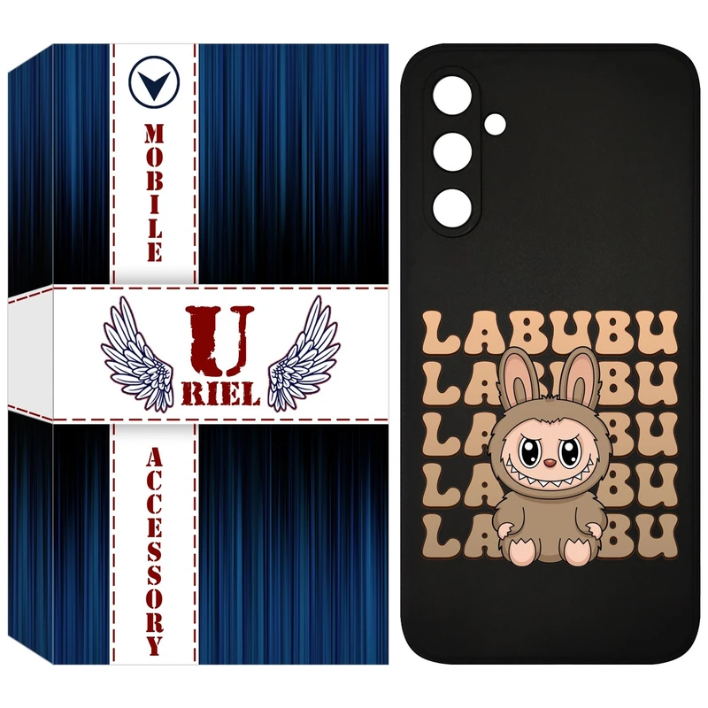 کاور یوریل قاب مدل KSH کد 134 طرح عروسک لبوبو مناسب برای گوشی موبایل سامسونگ Galaxy S23 FE