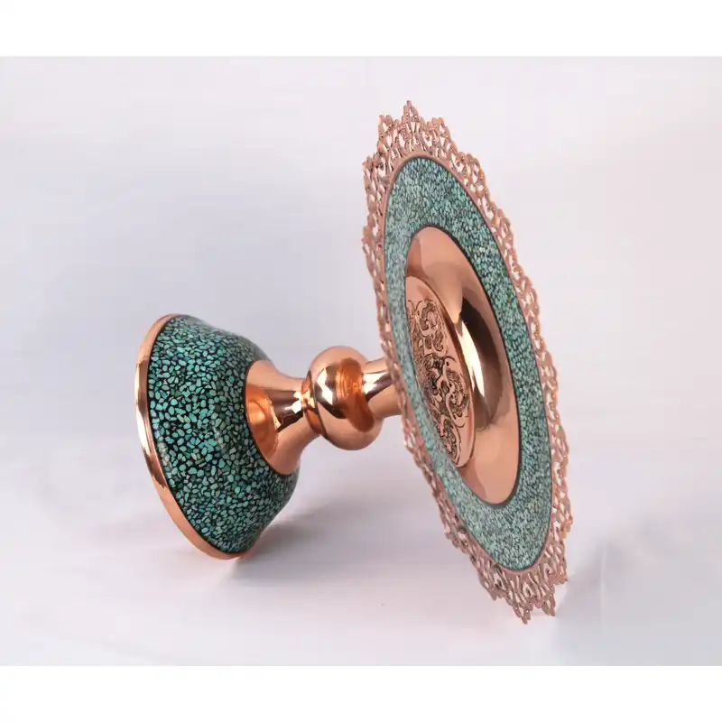 شیرینی خوری فیروزه کوبی طرح مشبک کد shi20